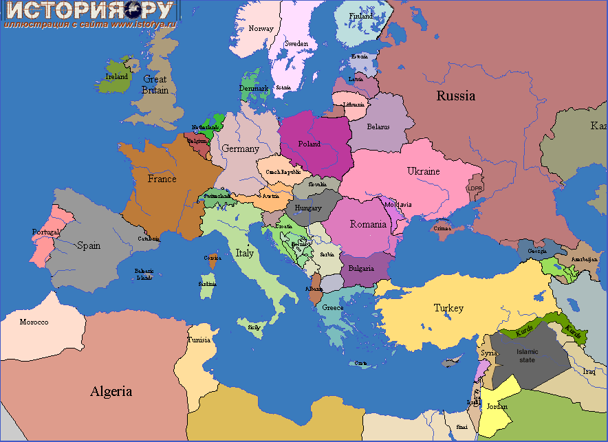 Хронология Европы в картах, 2015 год