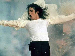 Майкл Джексон во время концерта